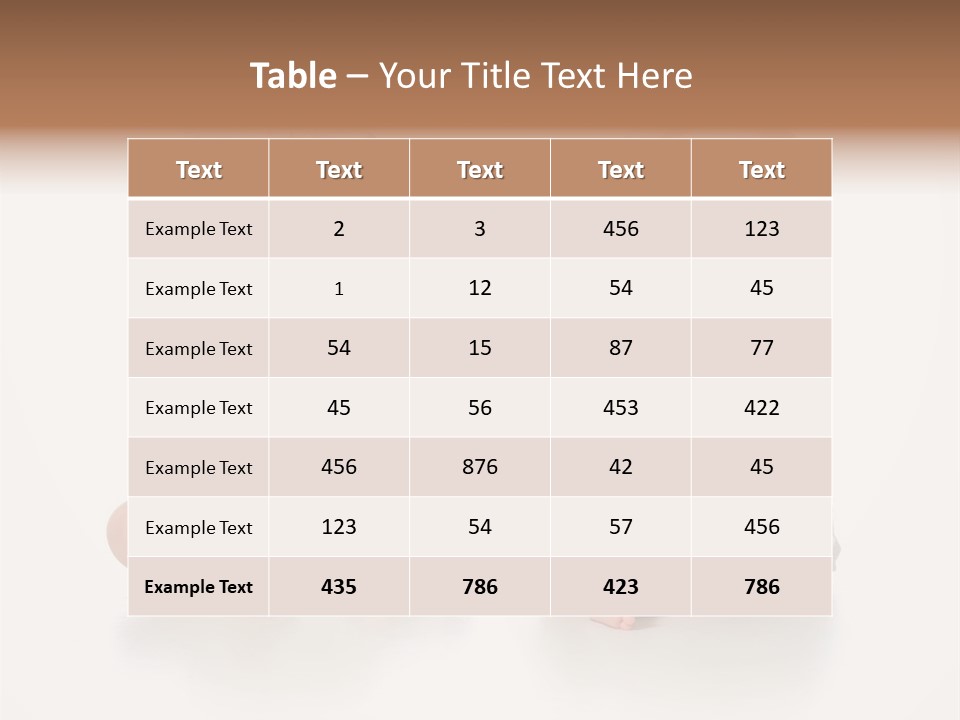 Eating Little Two PowerPoint Template