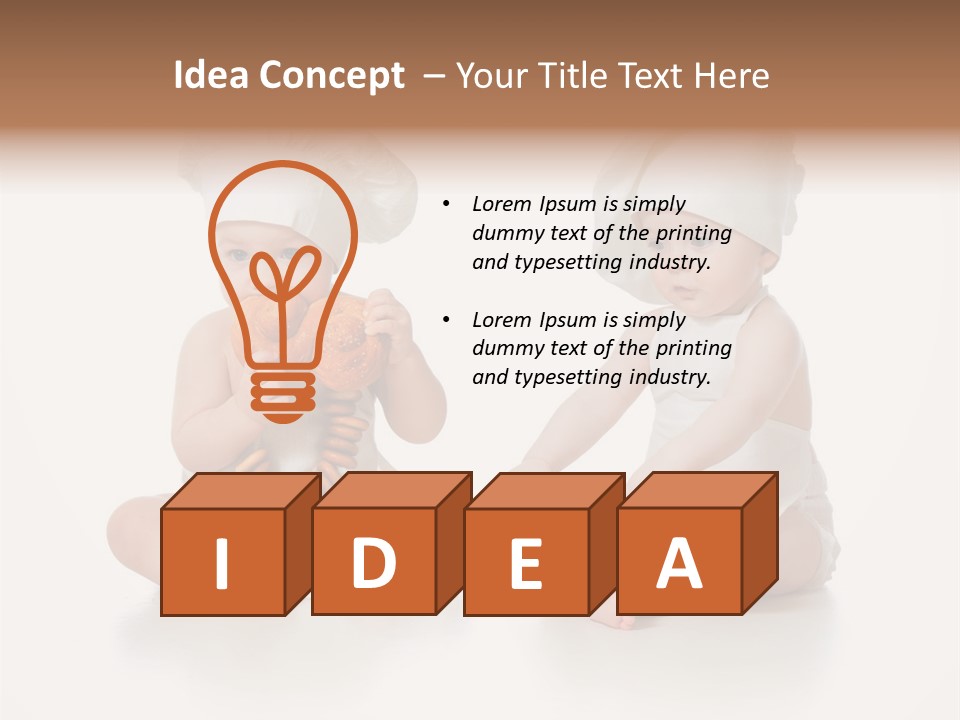 Eating Little Two PowerPoint Template