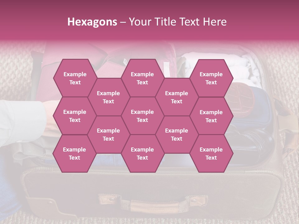 Baggage Stack Trip PowerPoint Template