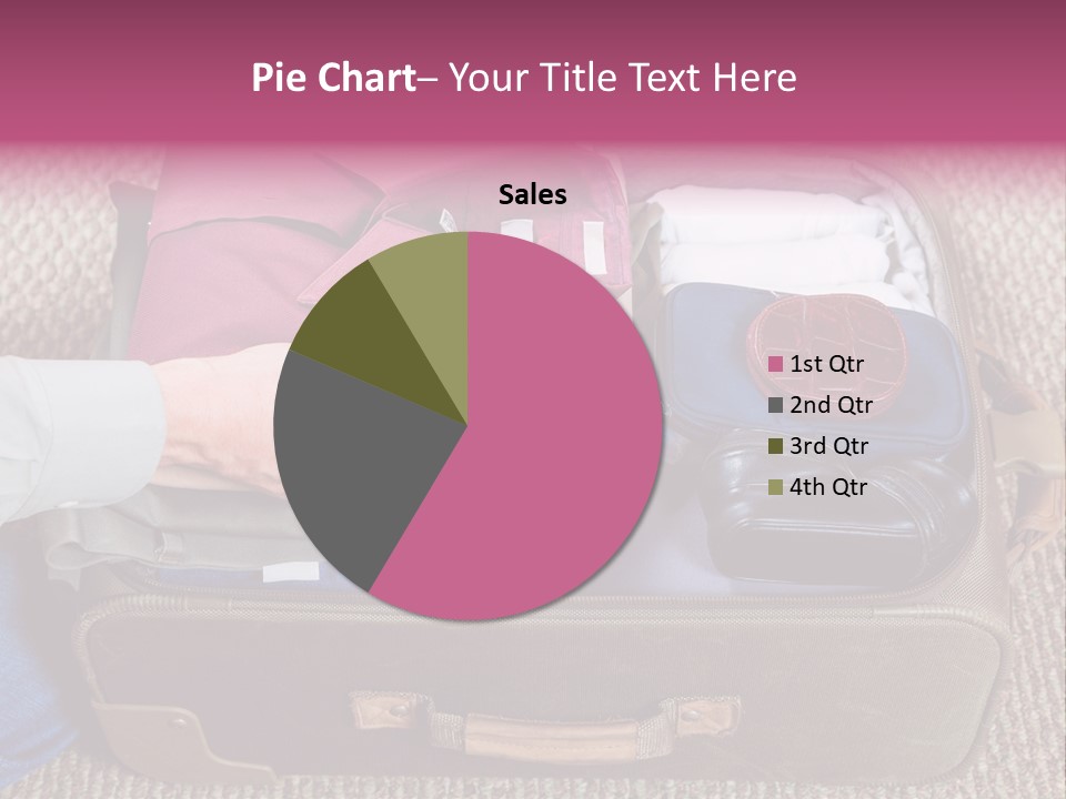 Baggage Stack Trip PowerPoint Template