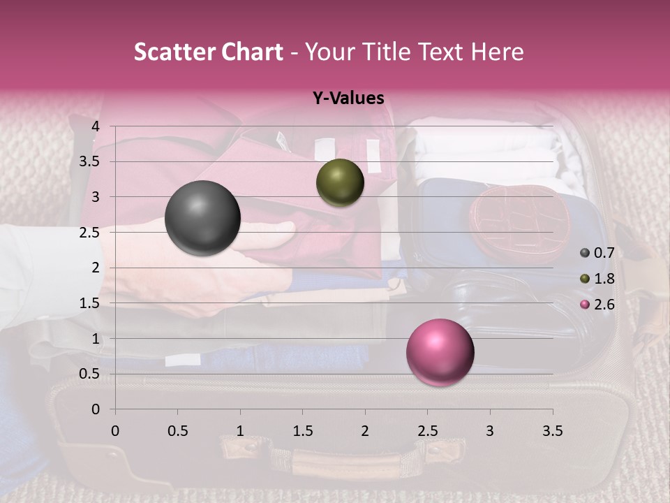 Baggage Stack Trip PowerPoint Template