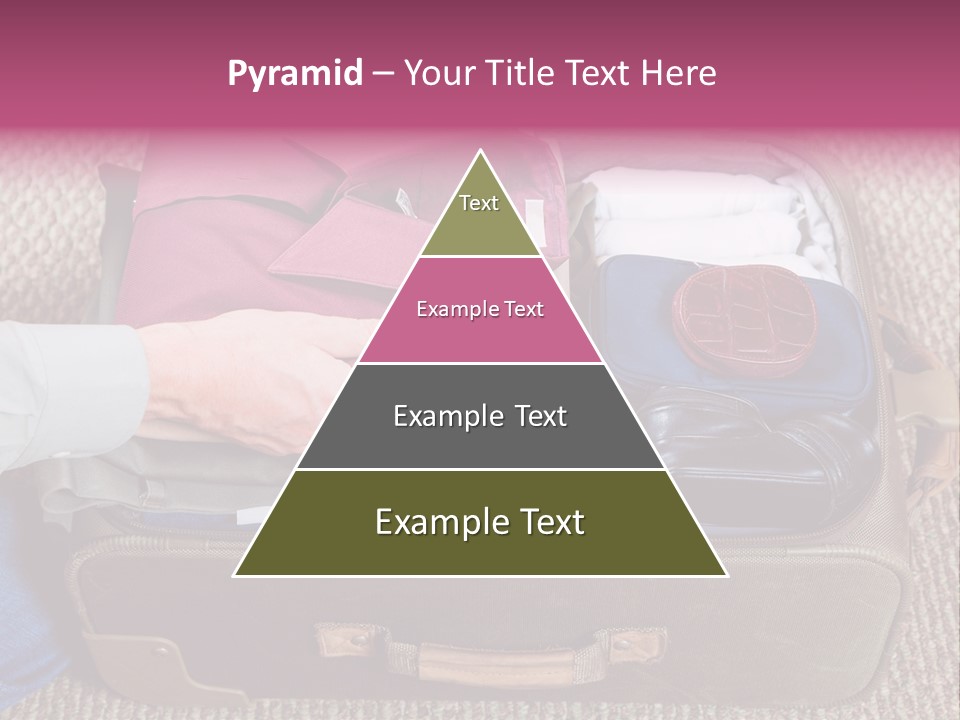 Baggage Stack Trip PowerPoint Template