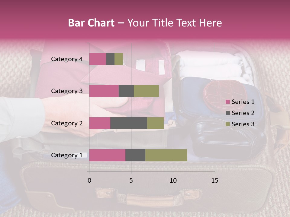Baggage Stack Trip PowerPoint Template