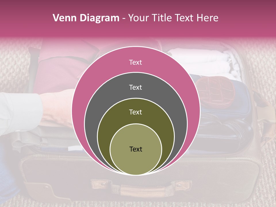 Baggage Stack Trip PowerPoint Template