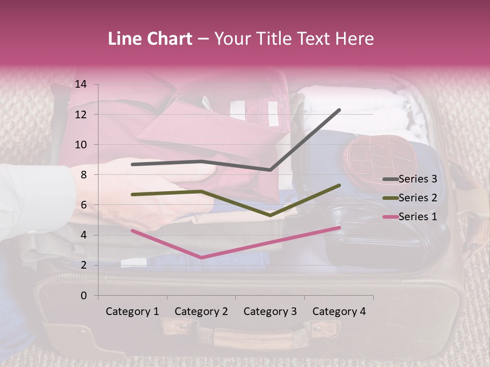 Baggage Stack Trip PowerPoint Template