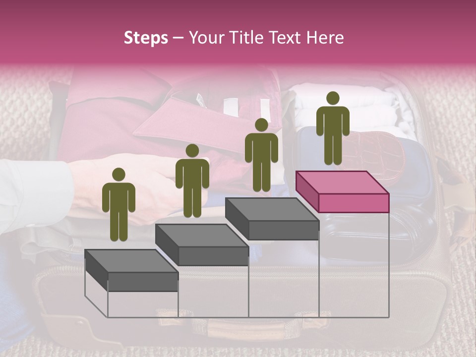 Baggage Stack Trip PowerPoint Template