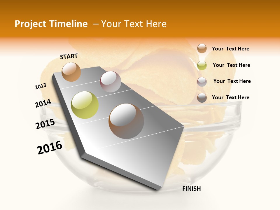 Prepackaged Golden Cracked PowerPoint Template