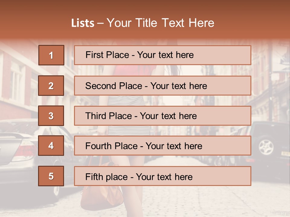 Belt Woman Female PowerPoint Template