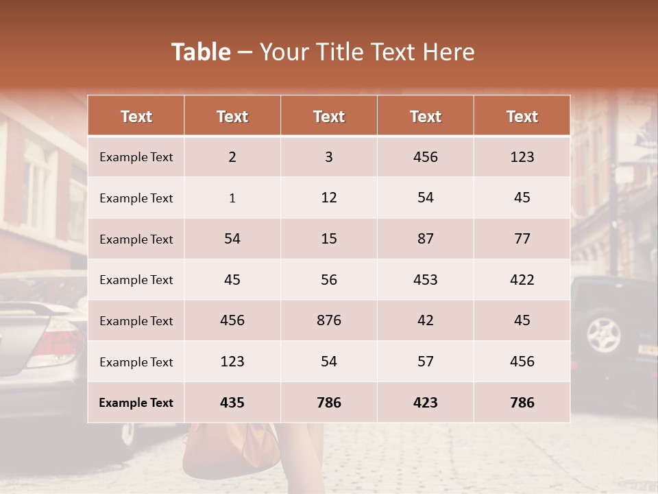 Belt Woman Female PowerPoint Template