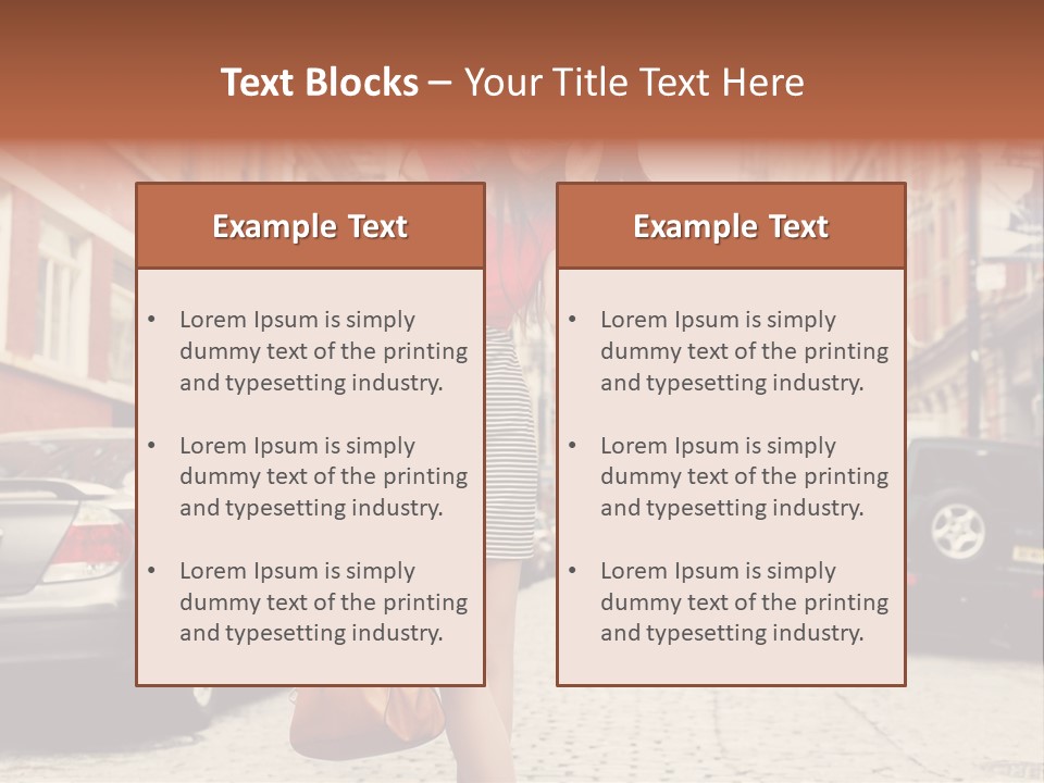 Belt Woman Female PowerPoint Template