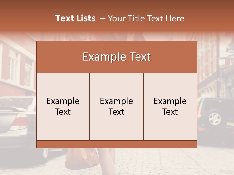Belt Woman Female PowerPoint Template