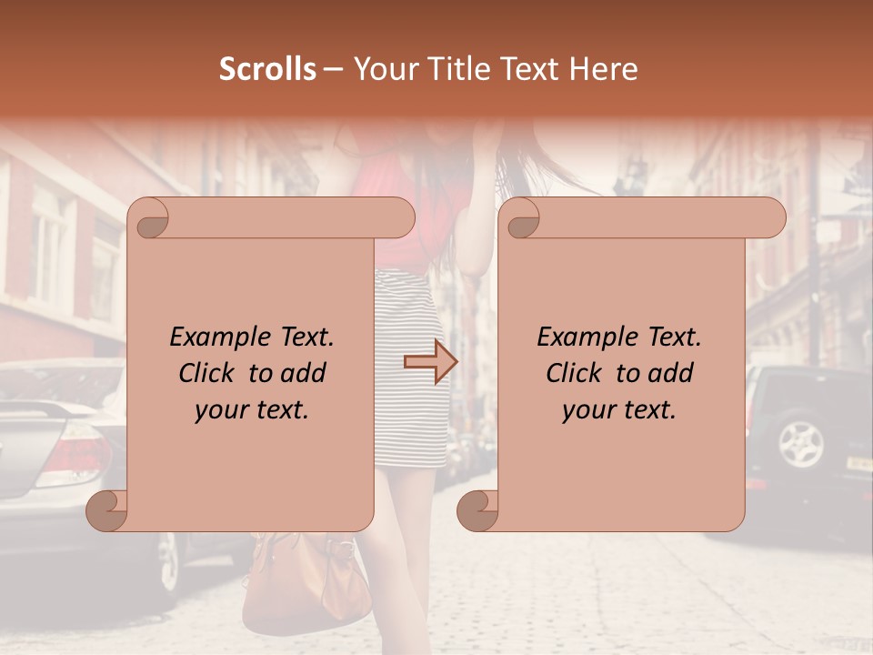 Belt Woman Female PowerPoint Template