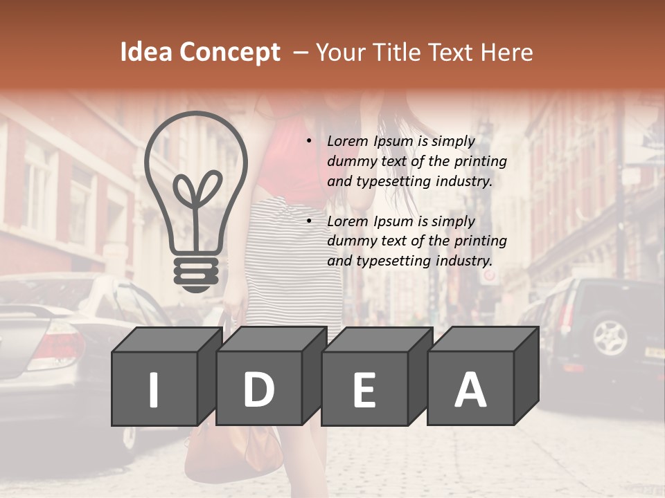 Belt Woman Female PowerPoint Template