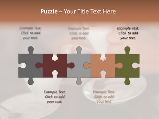 A Couple Of People Holding Cups Of Coffee PowerPoint Template