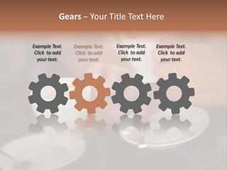 A Couple Of People Holding Cups Of Coffee PowerPoint Template