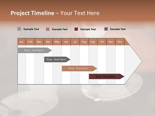 A Couple Of People Holding Cups Of Coffee PowerPoint Template