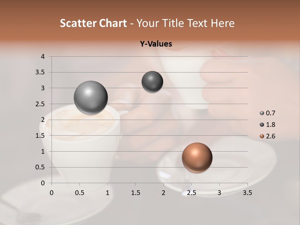 A Couple Of People Holding Cups Of Coffee PowerPoint Template