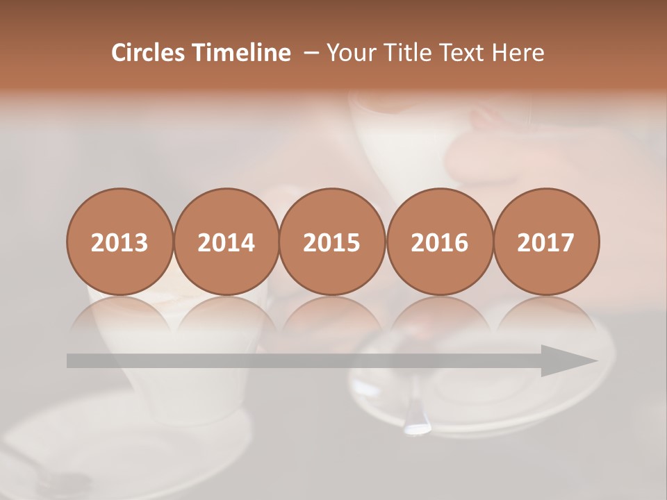 A Couple Of People Holding Cups Of Coffee PowerPoint Template