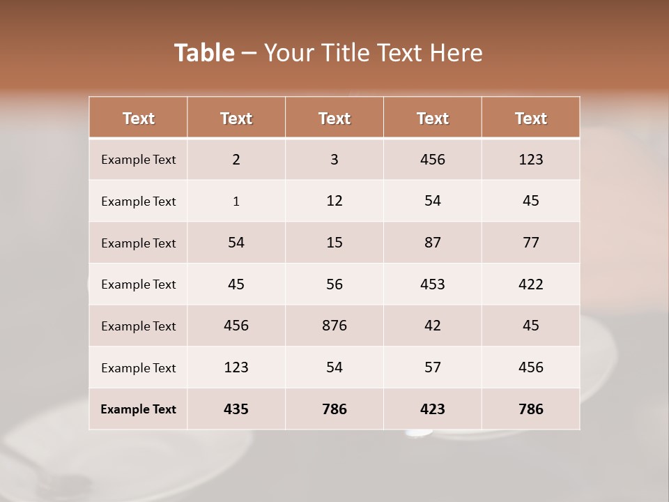A Couple Of People Holding Cups Of Coffee PowerPoint Template