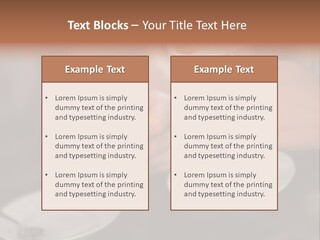 A Couple Of People Holding Cups Of Coffee PowerPoint Template