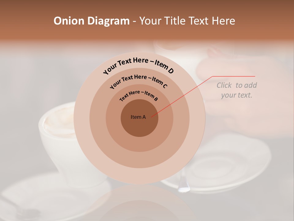 A Couple Of People Holding Cups Of Coffee PowerPoint Template