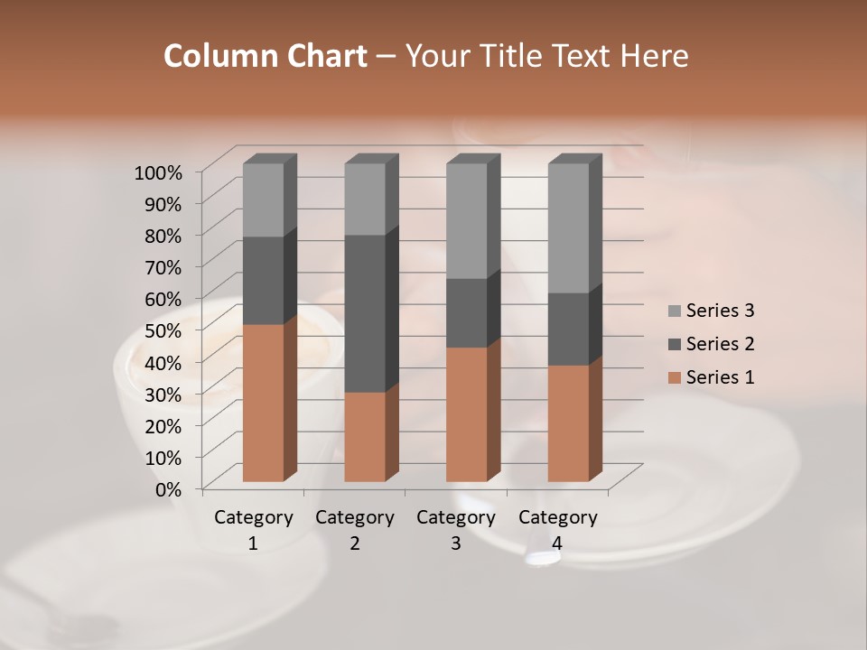 A Couple Of People Holding Cups Of Coffee PowerPoint Template