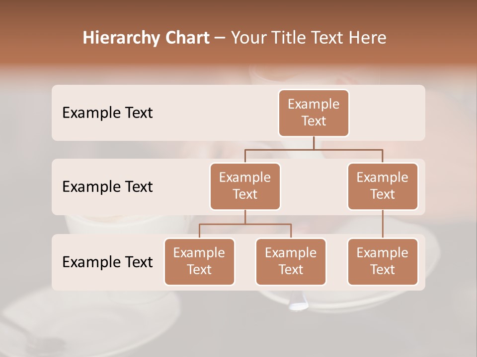 A Couple Of People Holding Cups Of Coffee PowerPoint Template