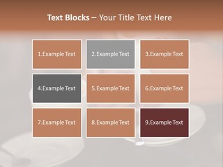 A Couple Of People Holding Cups Of Coffee PowerPoint Template