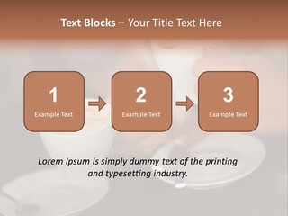 A Couple Of People Holding Cups Of Coffee PowerPoint Template