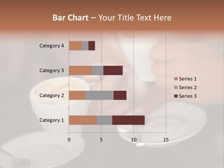 A Couple Of People Holding Cups Of Coffee PowerPoint Template