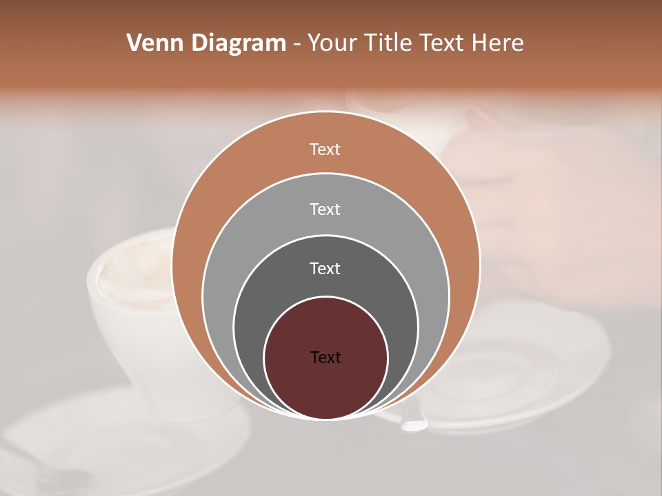 A Couple Of People Holding Cups Of Coffee PowerPoint Template