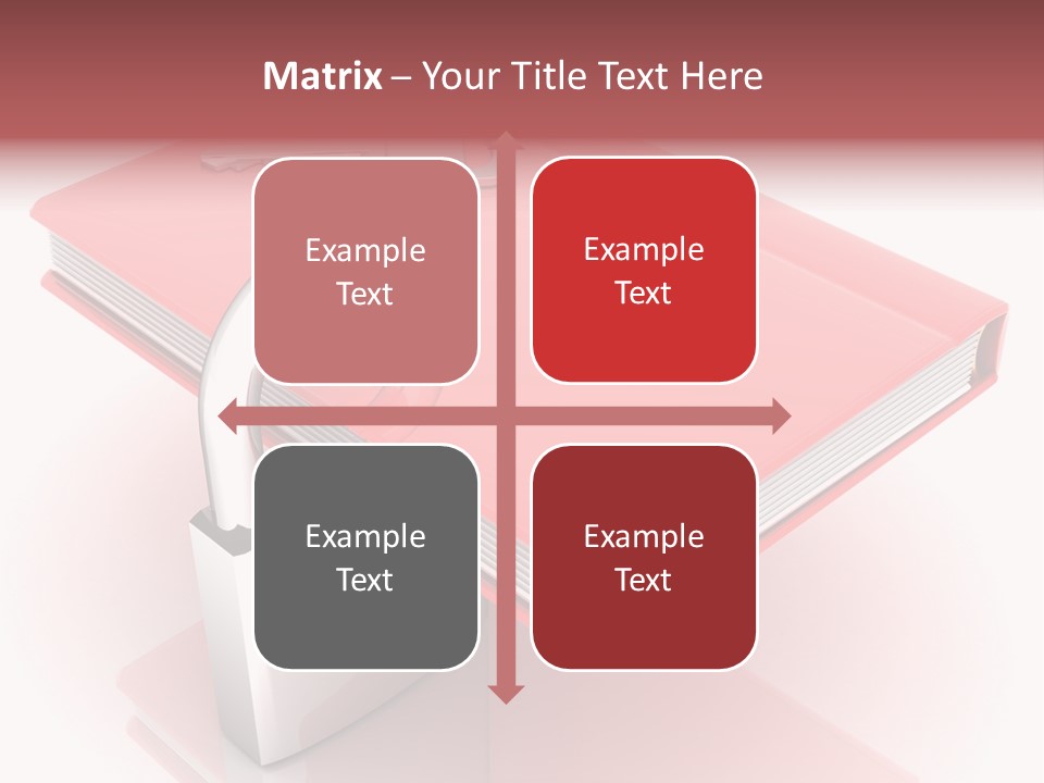 Black And White Strength Dune PowerPoint Template