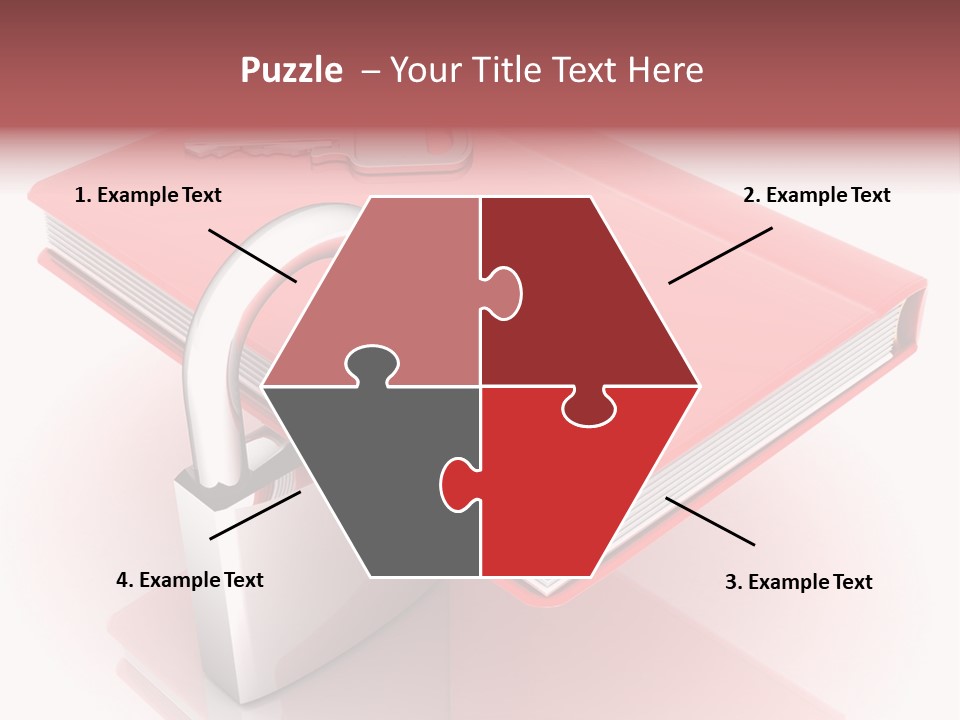 Black And White Strength Dune PowerPoint Template