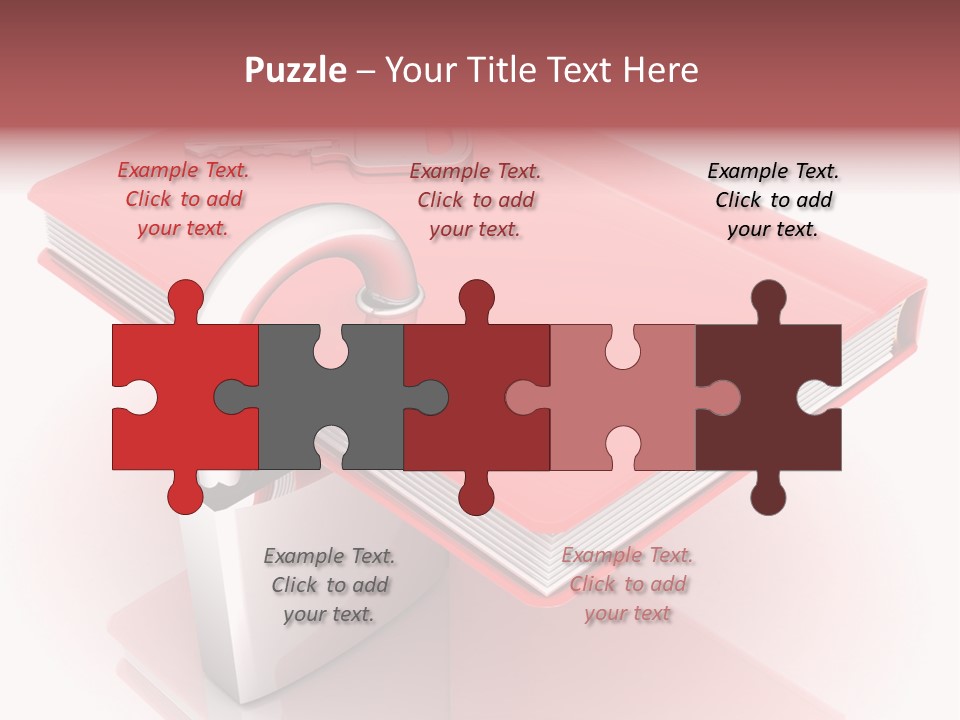 Black And White Strength Dune PowerPoint Template