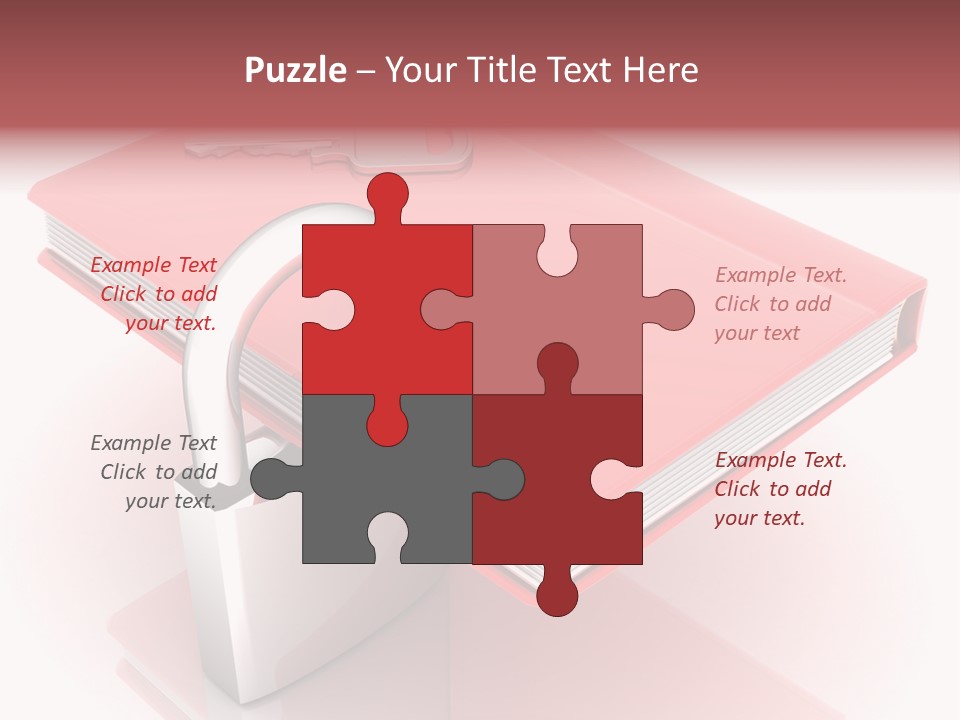 Black And White Strength Dune PowerPoint Template