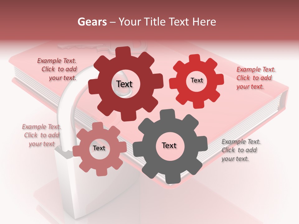 Black And White Strength Dune PowerPoint Template