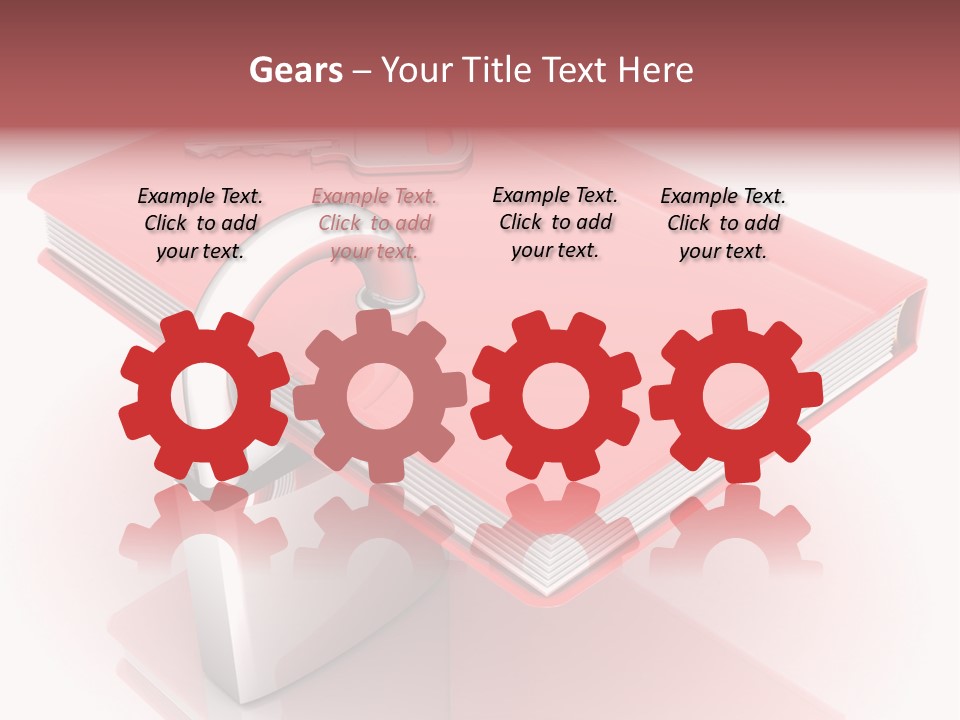 Black And White Strength Dune PowerPoint Template