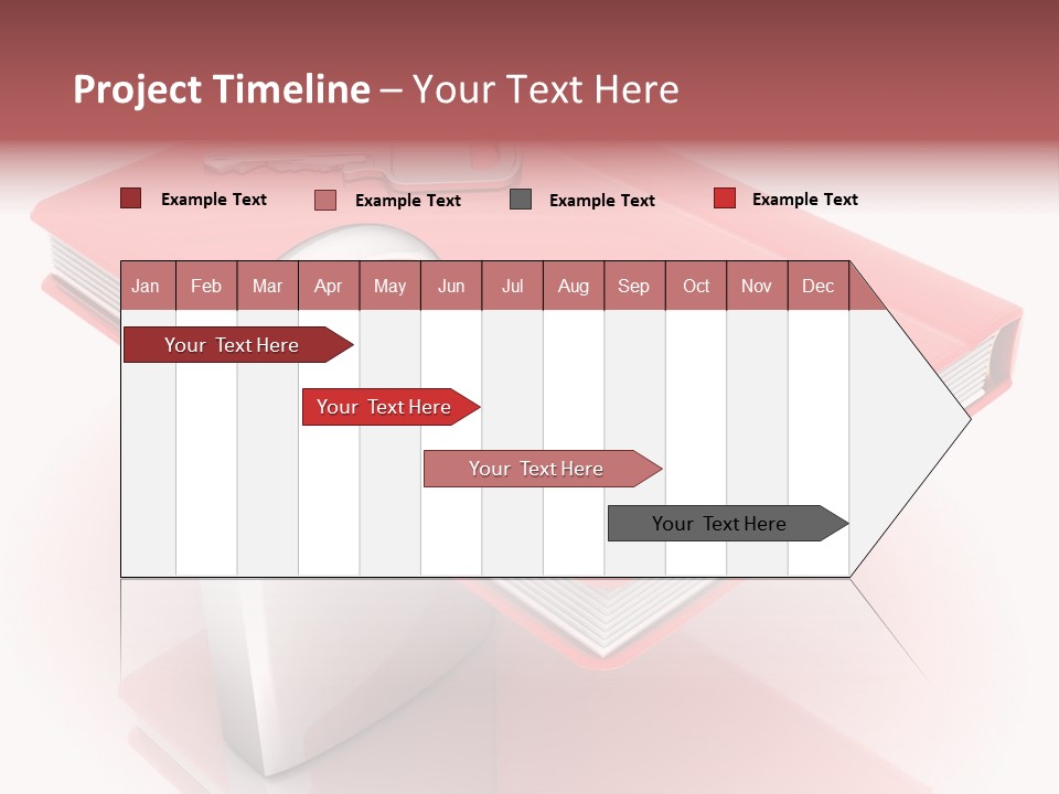 Black And White Strength Dune PowerPoint Template