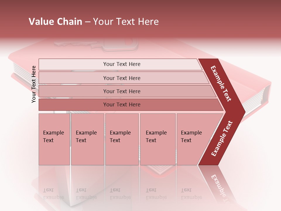 Black And White Strength Dune PowerPoint Template