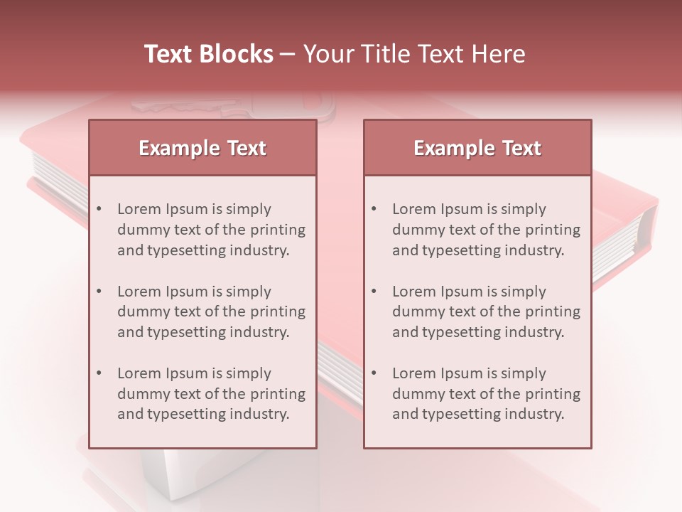 Black And White Strength Dune PowerPoint Template
