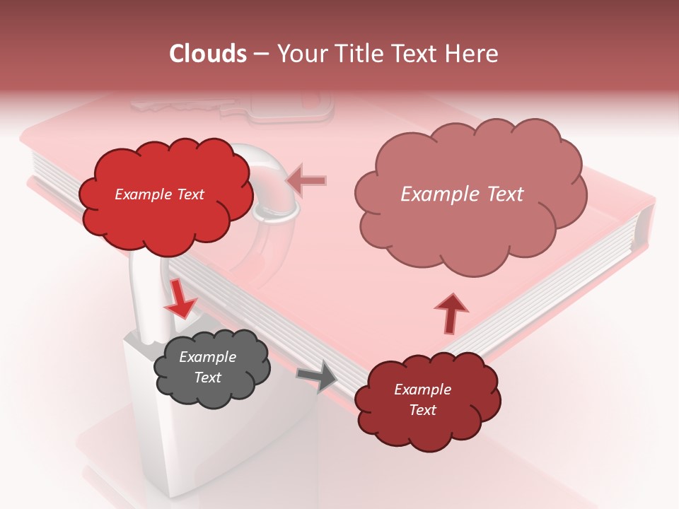 Black And White Strength Dune PowerPoint Template