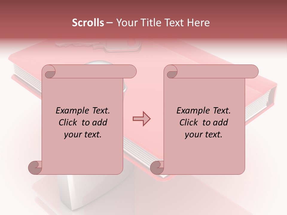 Black And White Strength Dune PowerPoint Template