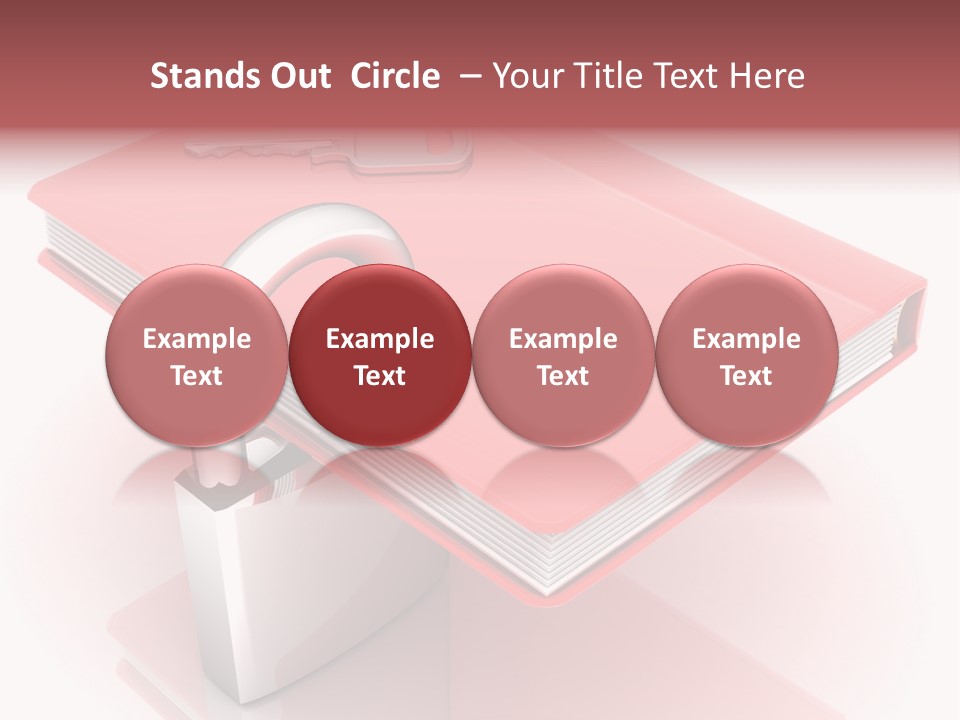 Black And White Strength Dune PowerPoint Template