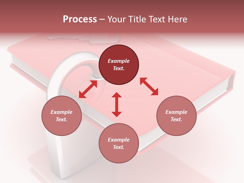 Black And White Strength Dune PowerPoint Template