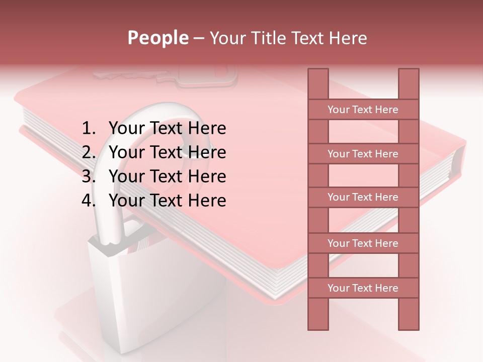 Black And White Strength Dune PowerPoint Template