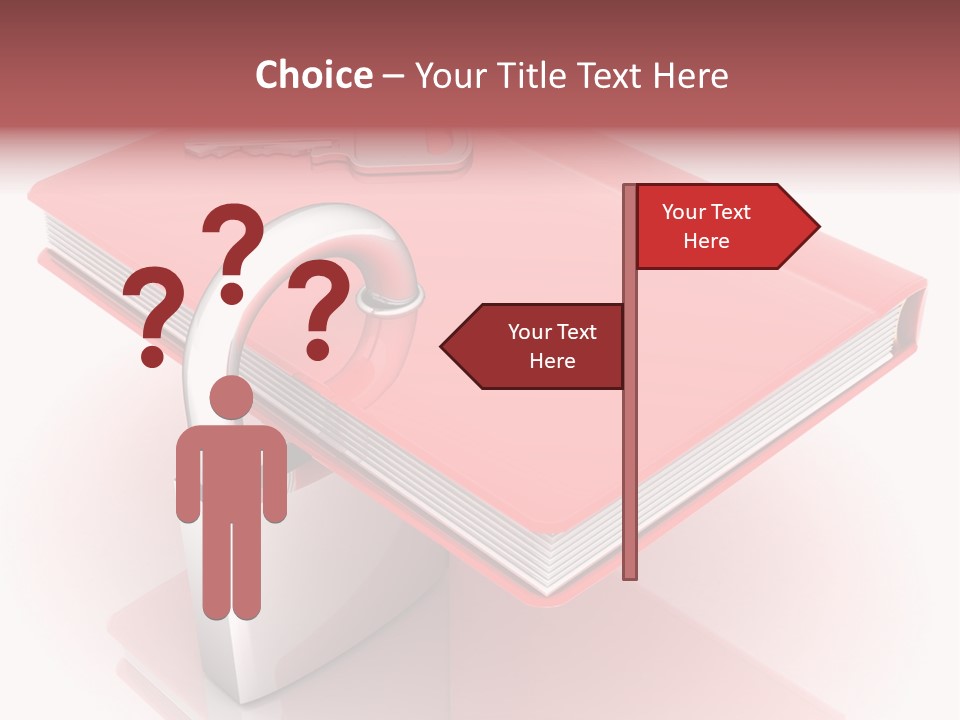 Black And White Strength Dune PowerPoint Template