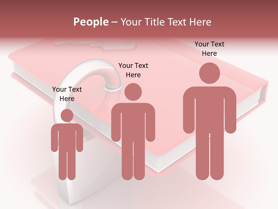 Black And White Strength Dune PowerPoint Template