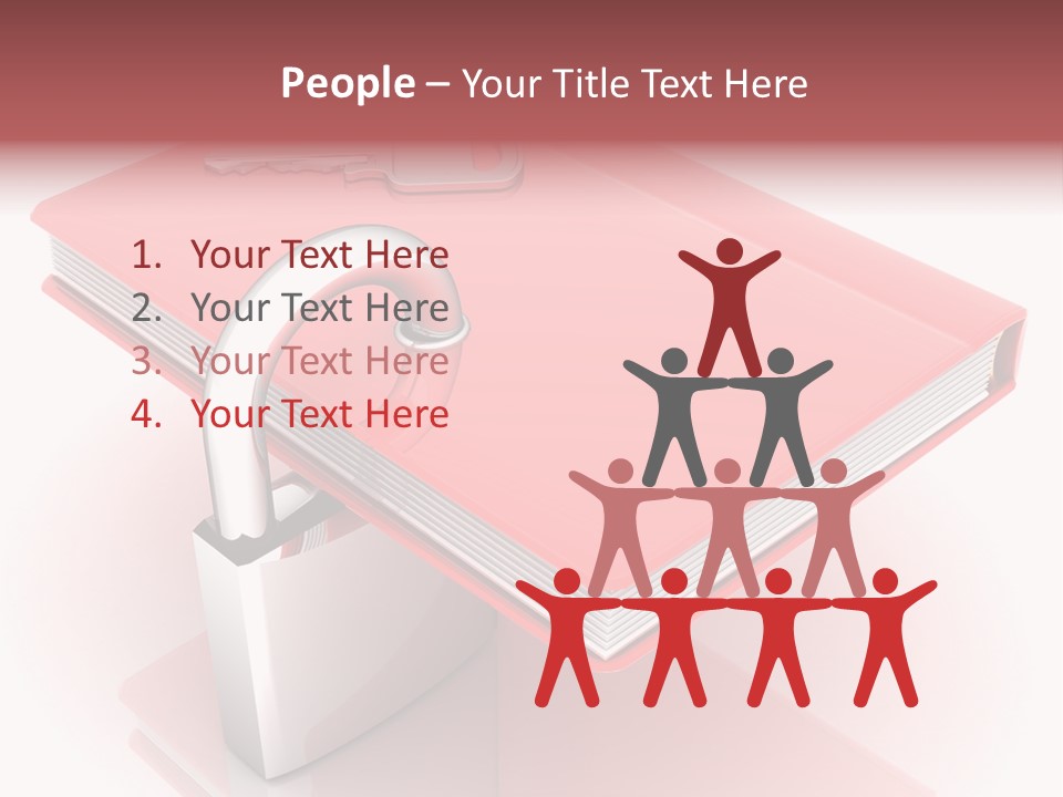 Black And White Strength Dune PowerPoint Template