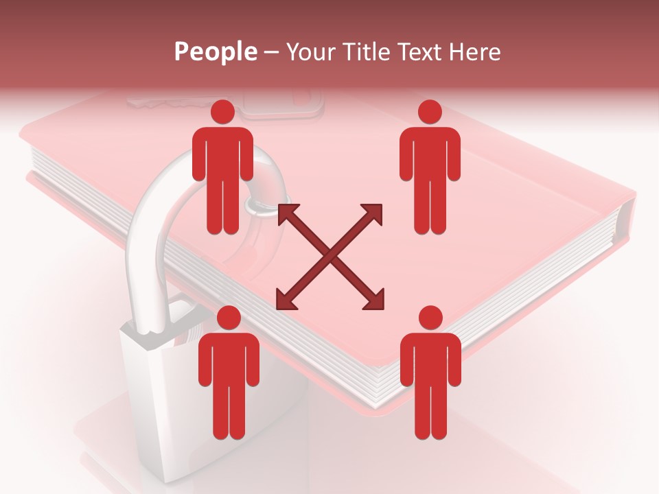 Black And White Strength Dune PowerPoint Template