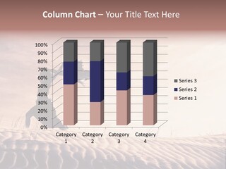 Black And White Strength Dune PowerPoint Template